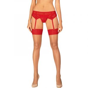 Obsessive - Ingridia Rote Strumpfhose XL/XXL