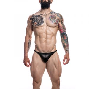 Cut4men - Brasilianischer Slip Schwarz Kunststoff Gr