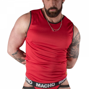 Macho - Rotes T-shirt