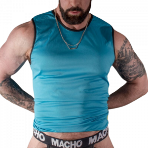 Macho - Blaues T-shirt