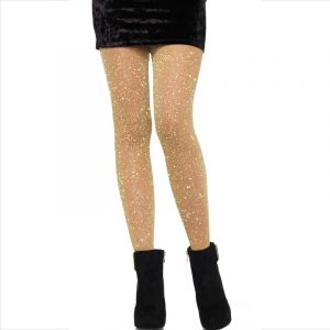Leg Avenue - Transparente Strumpfhose Golden