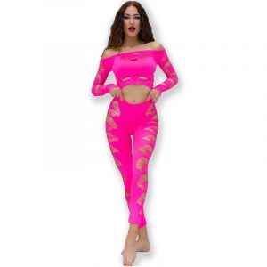 Chilirose - Cr 4632 Top & Hose Fuchsia S/L
