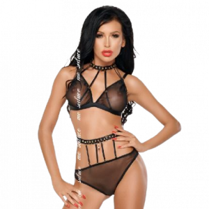 Me-seduce - Dotty Set Zwei Stück Schwarz