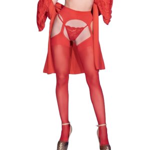 Chilirose - Cr 4312 Strumpfstrümpfe Rot