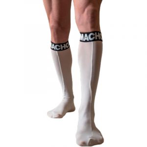 Macho - Dünne Socken Einheitsgrösse Weiss