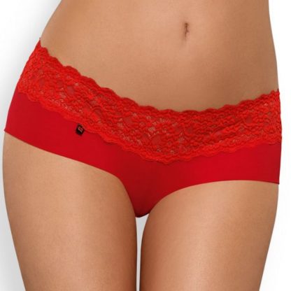 OBSESSIVE PACK 2 SHORTIES LACEA – ROJO Y NEGRO –