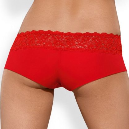 OBSESSIVE PACK 2 SHORTIES LACEA – ROJO Y NEGRO –