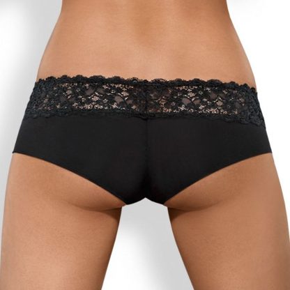 OBSESSIVE PACK SHORTIES LACEA NEGRO Y BLANCO