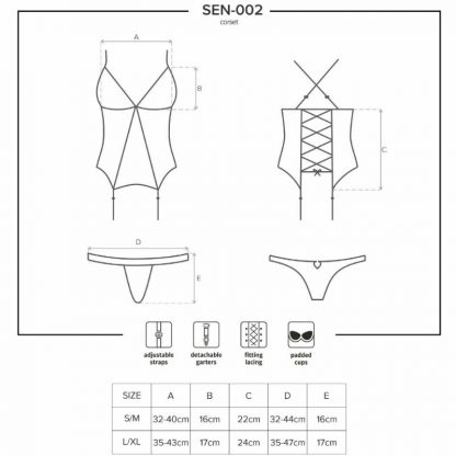 Obsessive Sensual – Sen-002 Corset Y Tanga