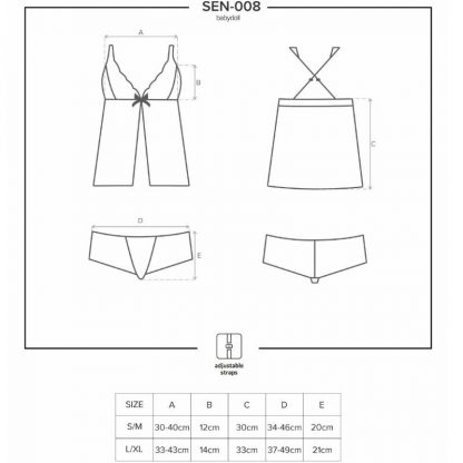 Obsessive Sensual – Sen-008 Babydoll Y Tanga