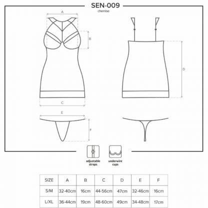 Obsessive Sensual – Sen-009 Chemise Y Tanga