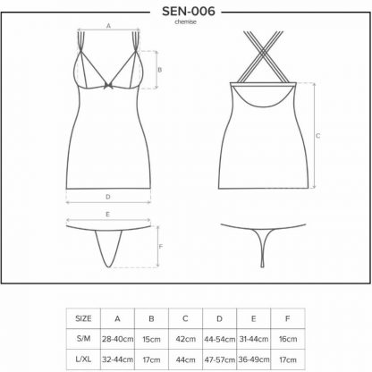 Obsessive Sensual – Sen-006 Chemise Y Tanga