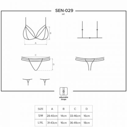 Obsessive Sensual – Sen-029 Set Tres Piezas