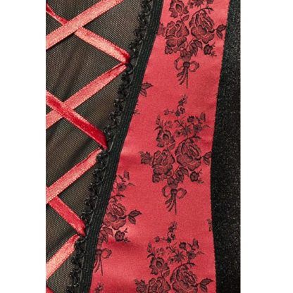 Passion Rumba Corset Negro Y Rojo