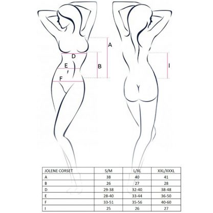 Passion Woman Jolene Corset Negro - Imagen 3