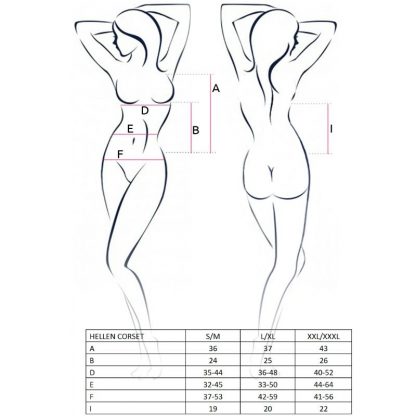 Passion Woman Hellen Corset Negro - Imagen 2