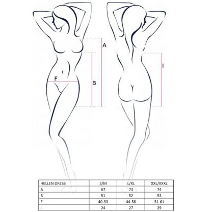 Passion Woman Hellen Vestido Y Tanga - Imagen 2