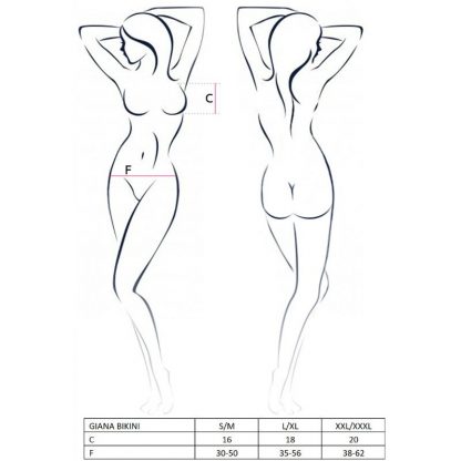 Passion Woman Giana Bikini Set 2 Piezas Blanco - Imagen 3