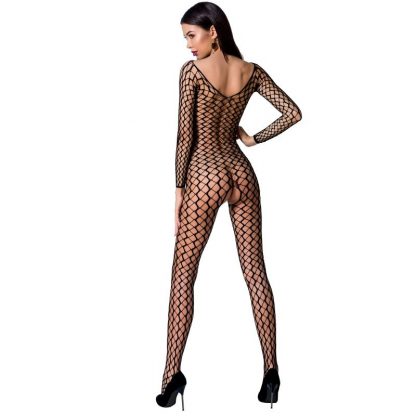 Passion Woman Bs068 Bodystocking Blanco Talla Unica