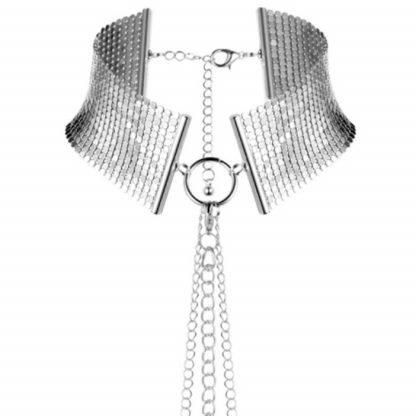 Dosir Motallique Collar Metolico Plateado