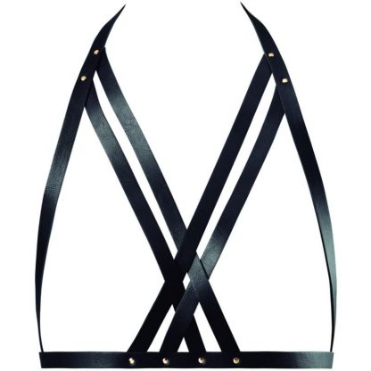 Bijoux Indiscrets Maze Sujetador Con Correas - Negro - Imagen 2