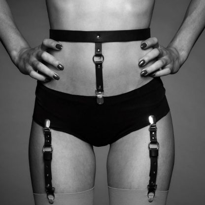 Bijoux Indiscrets Maze Liguero Para Ropa Interior Y Medias Negro - Imagen 3