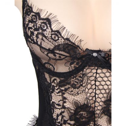 Subblime Queen Plus Teddy Diseno Floral y Flequitos Negro - Imagen 4