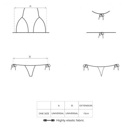 Obsessive – Bella Vista Micro Bikini Dorado Talla Unica