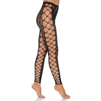 Leg Avenue Footless Crothless Tights Talla única