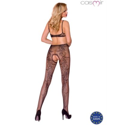 CASMIR CA002 BODYSTOCKING CON ABERTURA TALLA UNICA NEGRO