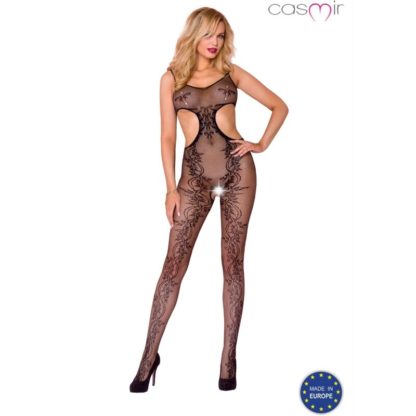 CASMIR CA002 BODYSTOCKING CON ABERTURA TALLA UNICA NEGRO