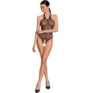 Passion Woman Bs087 Bodystocking Negro Talla Unica