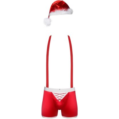 Obsessive – Mr Claus Boxer Con Tirantes Y Gorro