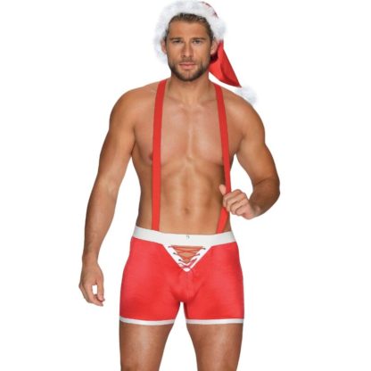 Obsessive – Mr Claus Boxer Con Tirantes Y Gorro