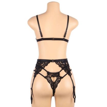 SUBBLIME SET TRES PIEZAS SUJETADOR + LIGUERO + TANGA - Imagen 11