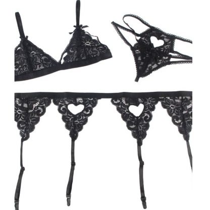 SUBBLIME SET TRES PIEZAS SUJETADOR + LIGUERO + TANGA - Imagen 8
