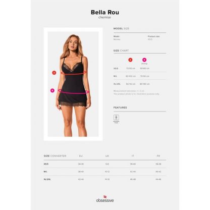 Obsessive – Bella Rou Chemise & Tanga