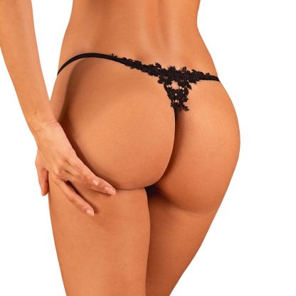 Obsessive – Celia Noir Crotchless Tanga