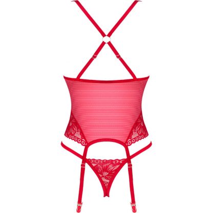 Obsessive - Lacelove Corset Rojo - Imagen 6