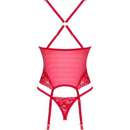 Obsessive – Lacelove Corset Rojo