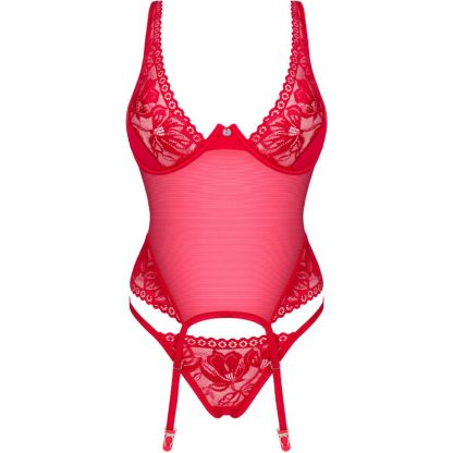 Obsessive - Lacelove Corset Rojo - Imagen 5