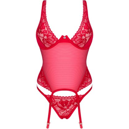 Obsessive – Lacelove Corset Rojo