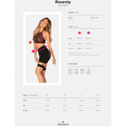 Obsessive - Rosenty Top & Falda - Imagen 7