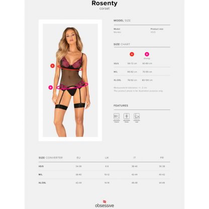 Obsessive - Rosenty Corset - Imagen 7
